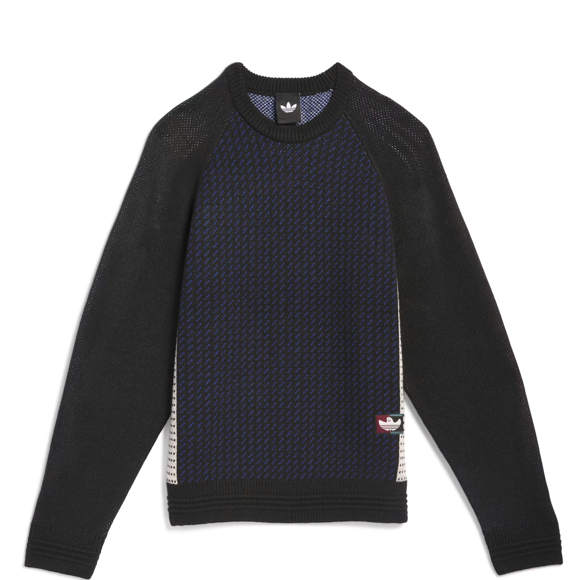 ADIDAS SKATEBOARDING -  SHMOOFOIL FULLY FASHIONED CREWNECK
