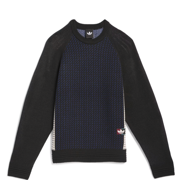 ADIDAS SKATEBOARDING -  SHMOOFOIL FULLY FASHIONED CREWNECK