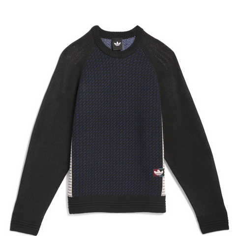 ADIDAS SKATEBOARDING -  SHMOOFOIL FULLY FASHIONED CREWNECK