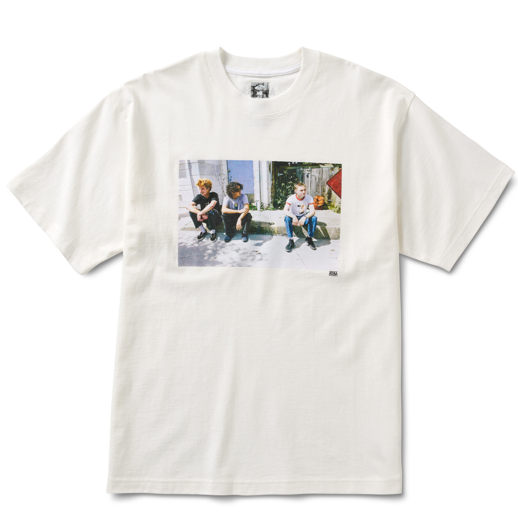 VANS PRO - SKATE ATIBA HAZ CURB C TEE WHITE
