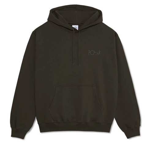 POLAR SKATE CO. - DAVE HOODIE - STROKE LOGO DIRTY BLACK