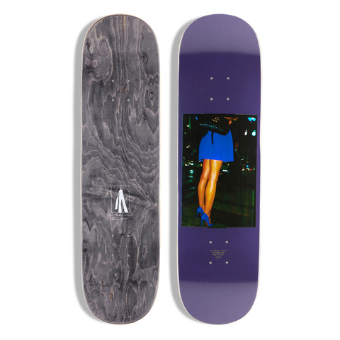RASSVET SKATEBOARDS x LA MELANCOLIA - BAUER PRO BOARD WOOD MOLD H PURPLE - 8.375"
