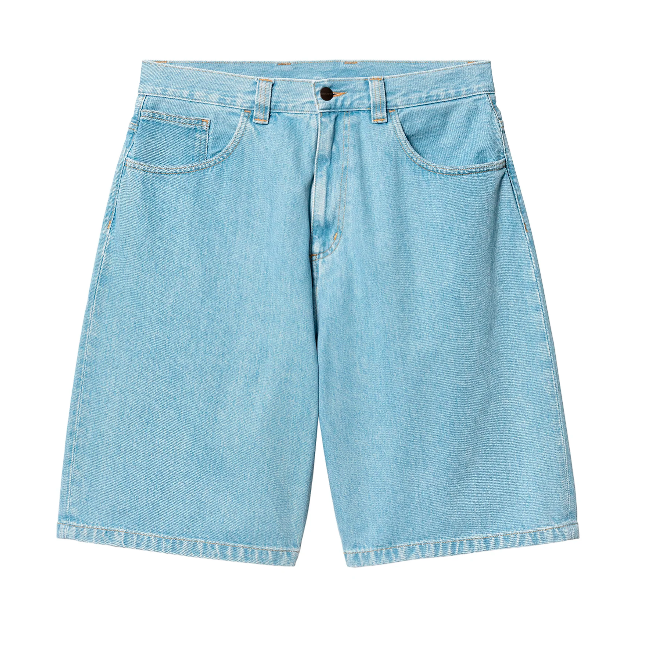 CARHARTT WIP - BRANDON SHORT BLUE HEAVY STONE BLEACHED