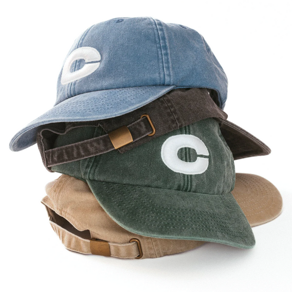 CLEAVER SKATEBOARDS - "C" DAD HAT WASHED BLUE