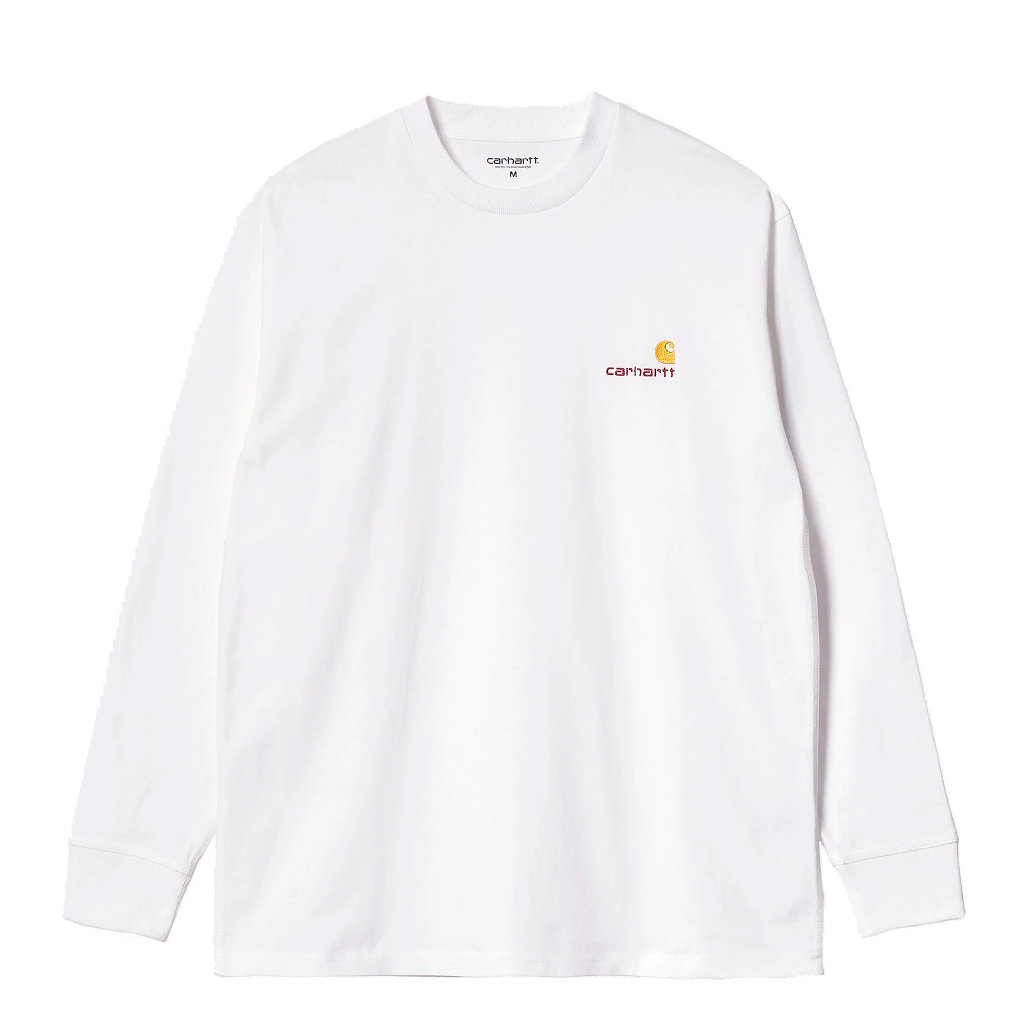 CARHARTT WIP - L/S AMERICAN SCRIPT T-SHIRT WHITE