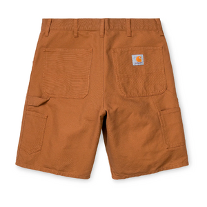 CARHARTT WIP - SINGLE KNEE SHORT HAMILTON BROWN RINSED