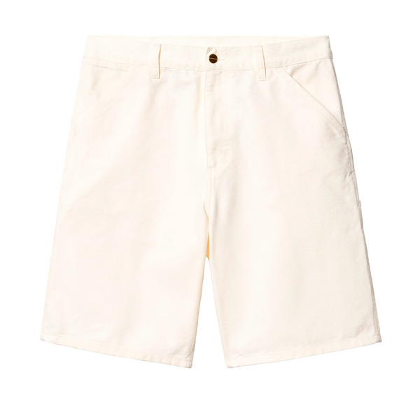 CARHARTT WIP - SINGLE KNEE SHORT WAX STONE WASHED