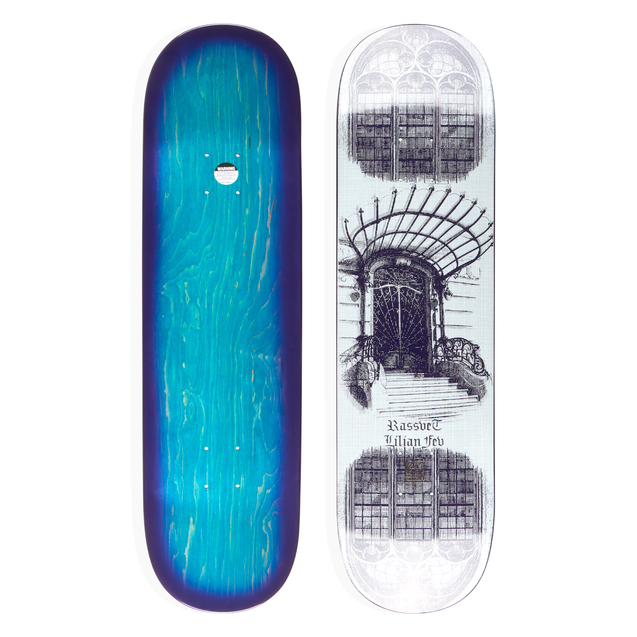 RASSVET SKATEBOARDS - LILIAN FEV FACADE DECK 8.375"