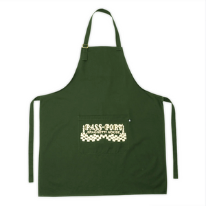 PASS~PORT - "SPAG HOUSE" APRON  VESUVIO GREEN