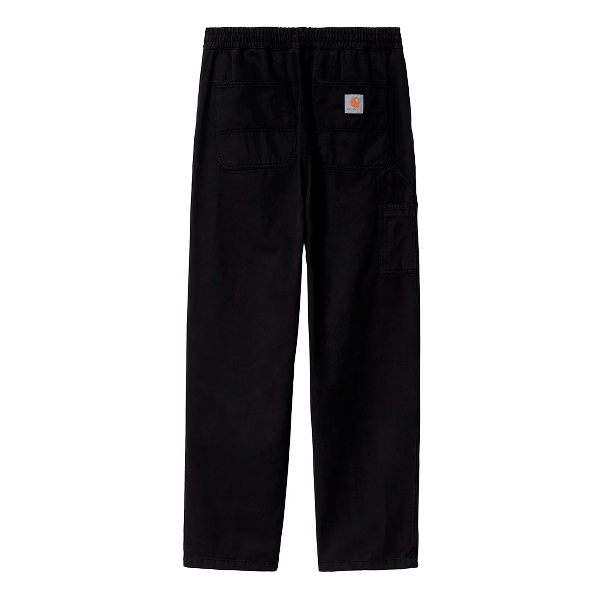 CARHARTT WIP - FLINT PANT BLACK GARMENT DYED