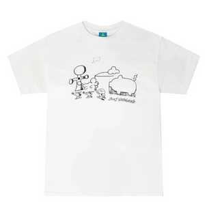 FROG SKATEBOARDS - CLOUD LANDED TEE WHITE