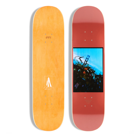 RASSVET SKATEBOARDS x LA MELANCOLIA - BIAIS PRO BOARD WOOD MOLD H ORANGE - 8.25"