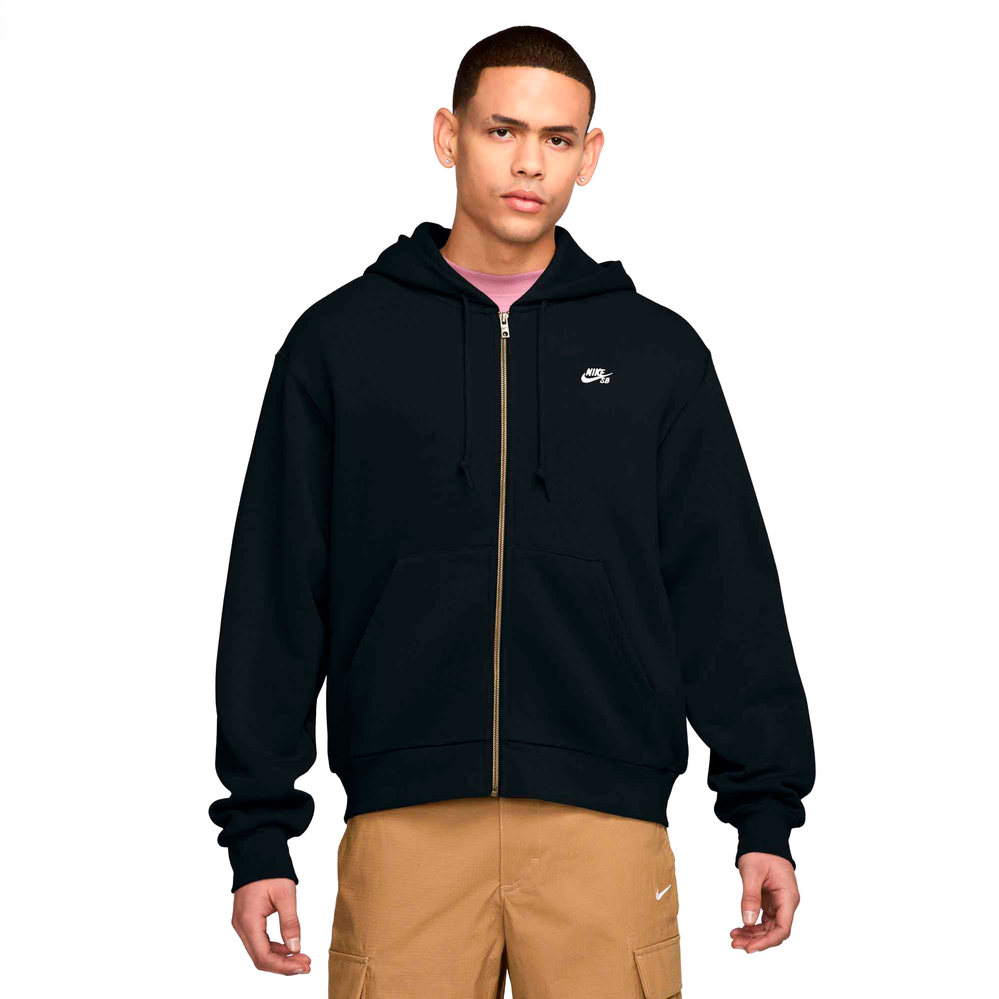 NIKE SB - ZIP HOODIE BLACK