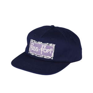 PASS~PORT - "PLUME" WORKERS CAP NAVY