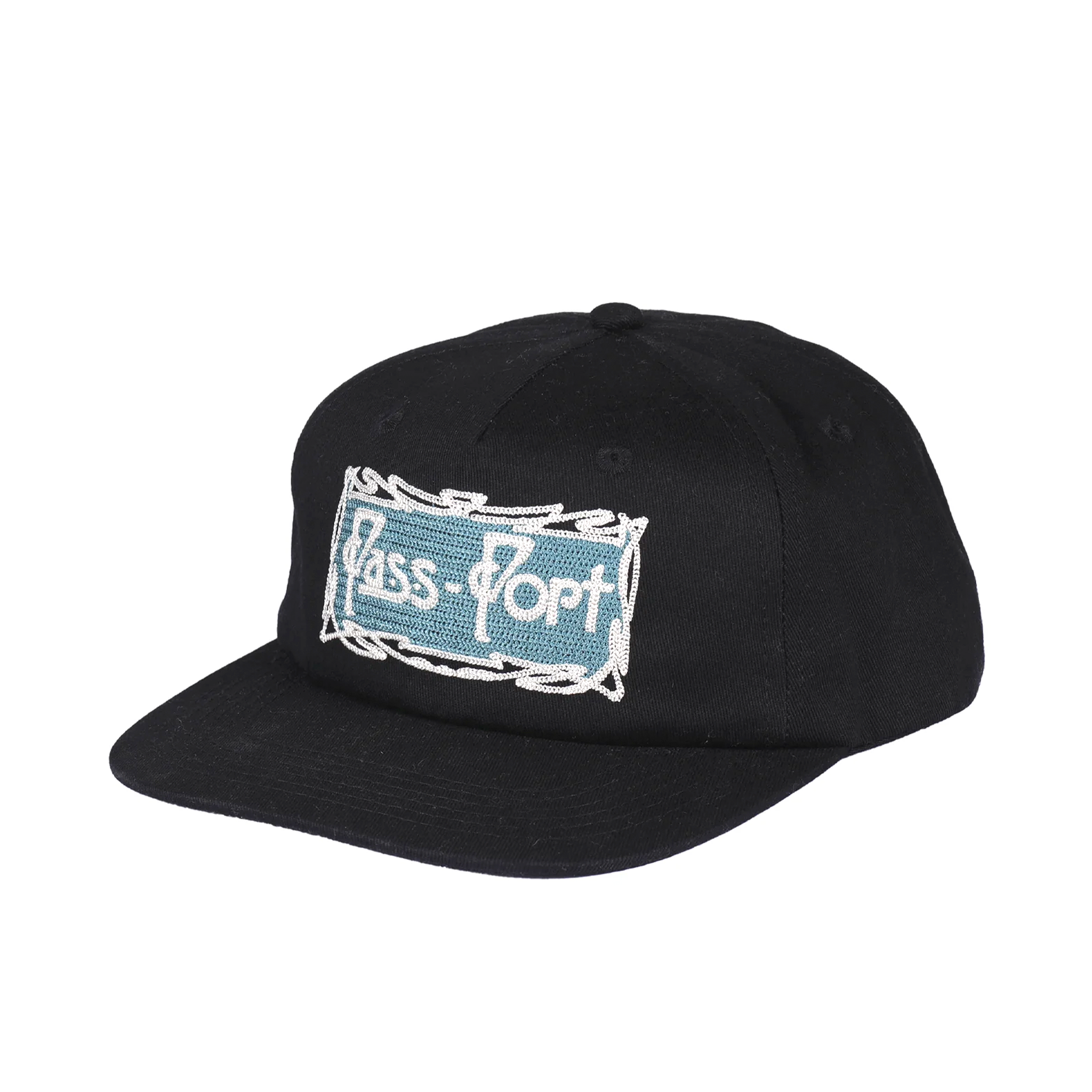 PASS~PORT - "PLUME" WORKERS CAP BLACK