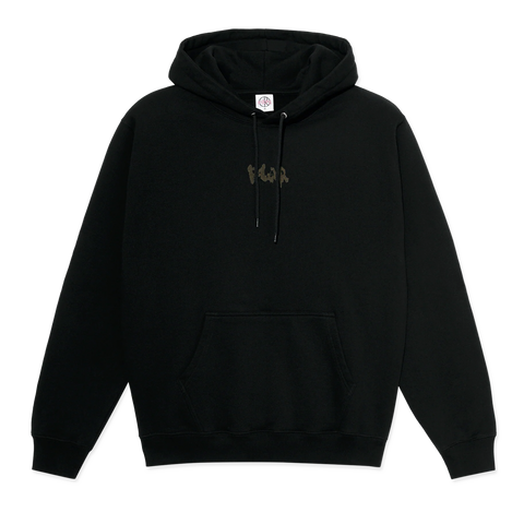 POLAR SKATE CO. - DAVE HOODIE DRIP LOGO BLACK