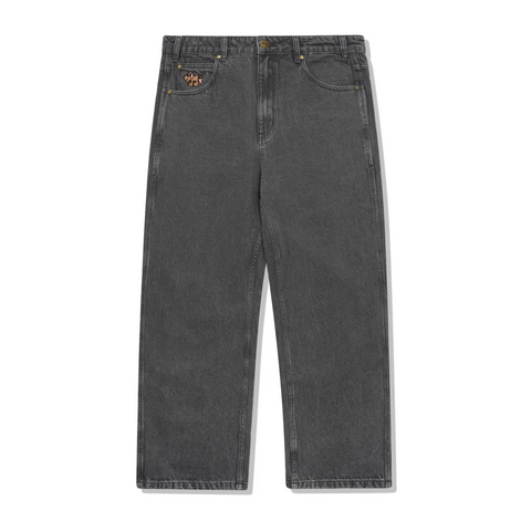 BUTTER GOODS - POOCH RELAXED DENIM JEANS WASHED GREY