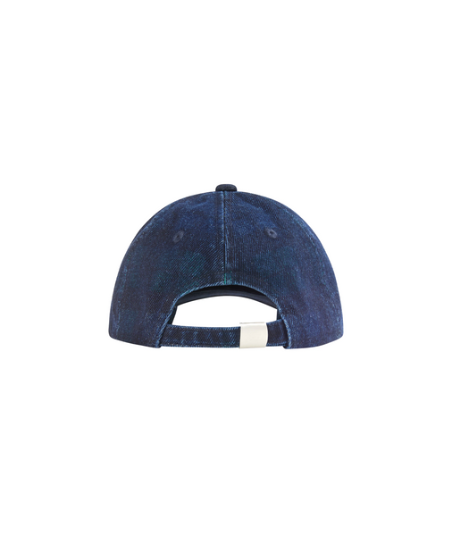 RASSVET SKATEBOARDS - SCRIPT 6 PANEL STRAPBACK DENIM