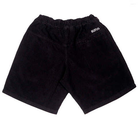 RUFUS - CORD SHORTS BLACK