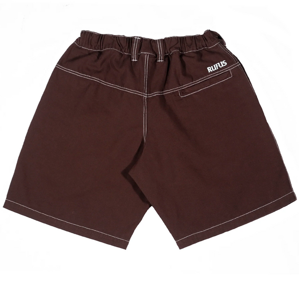 RUFUS - SHORTS BROWN / WHITE