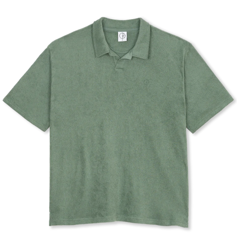 POLAR SKATE CO. - SERGE POLO SHIRT - JADE GREEN