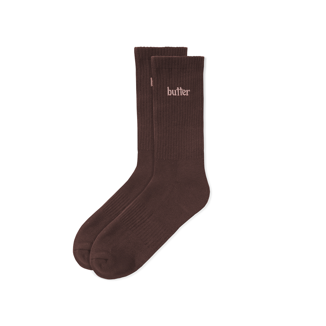 BUTTER GOODS - BASIC SOCKS BROWN