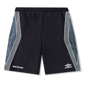 BUTTER GOODS / UMBRO - DIAMOND SHORTS BLACK