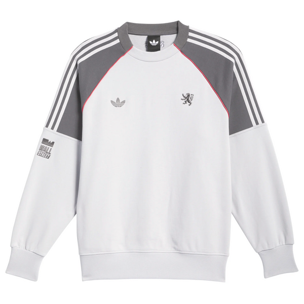 ADIDAS SKATEBOARDING - WALLSTREET x OLYMPIQUE LYONNAIS CREWNECK LGSOGR/GREFIV