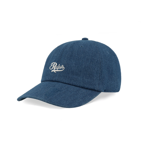 RUFUS LOGO 6 PANEL HAT DENIM