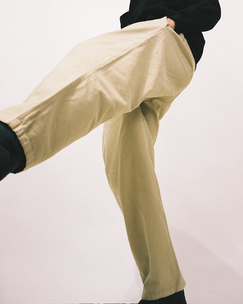 RUFUS - CANVAS RELAXED PANTS - KHAKI