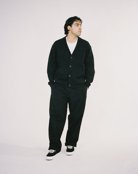 RUFUS - CANVAS RELAXED PANTS - BLACK